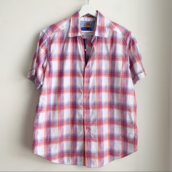 Robert Graham Other - Robert Graham Short Sleeve Button Up Shirt Size M